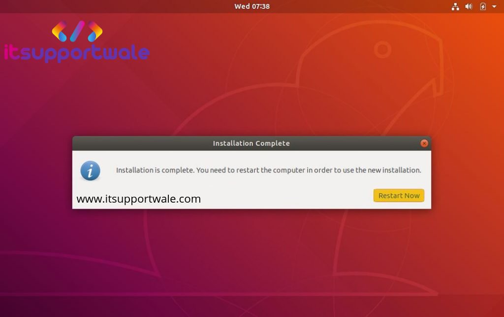 ubuntu18-04-Desktop-Restart-after
