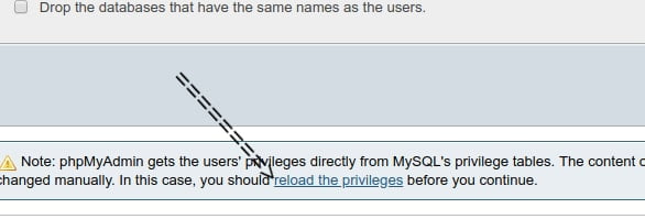 phpmyadmin-reload-privileges