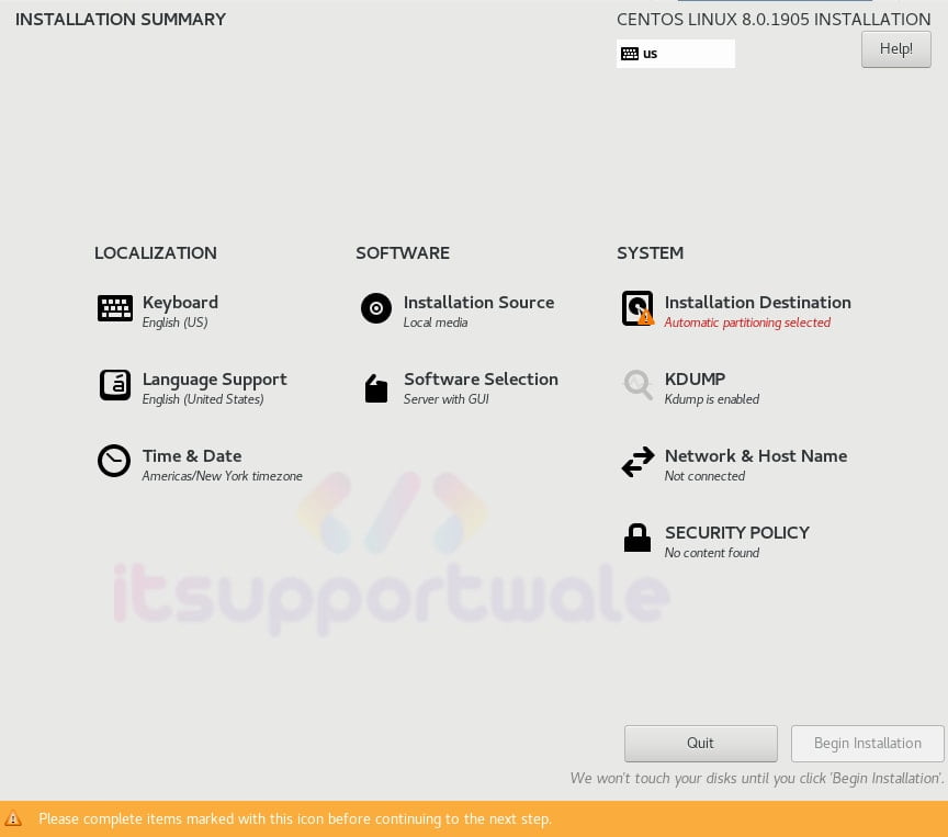 installation-summary-centos-8