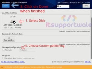 CentOS 8 installation with Screenshots - ITSupportWale