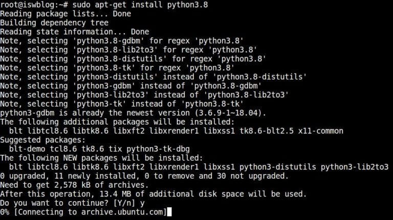 Sudo apt python. Sudo Apt install python3. Update Python. Питон 3.8.
