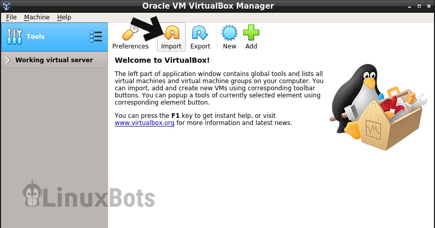 Import-virtual-image-in-virtualbox