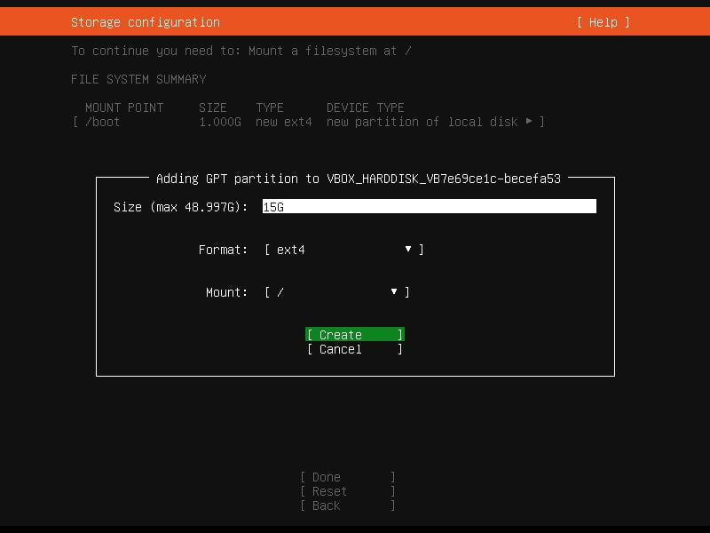 create-the-root-partition