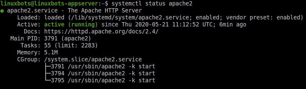 apache2-service-status-verify