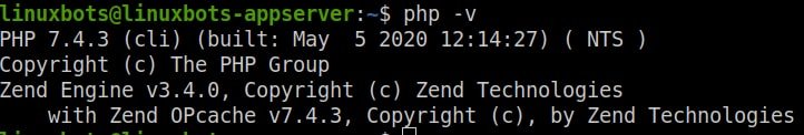 verify-php-7.4-installation