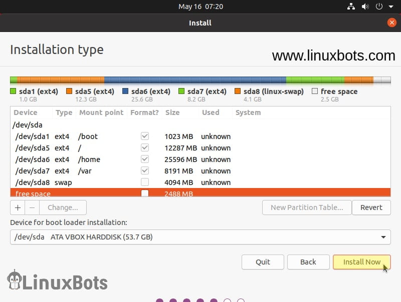 finish-partitioning-of-ubuntu-20.04-lts