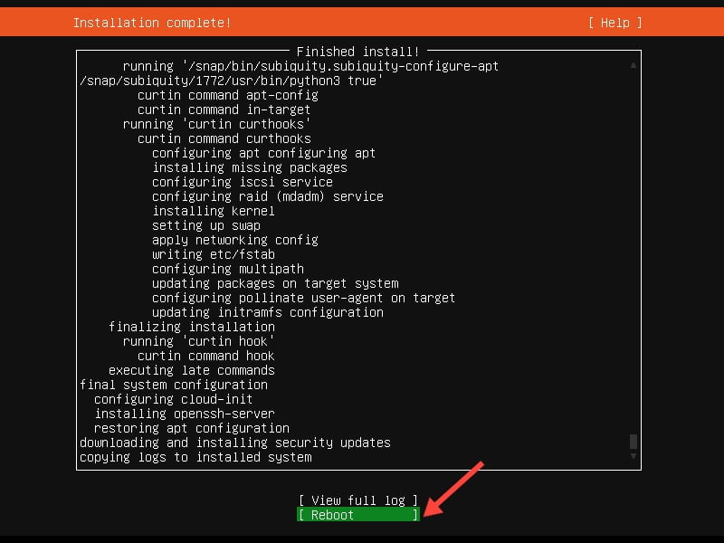 installation-of-ubuntu-20.04-server-is-completed