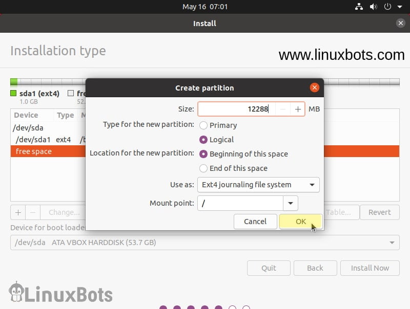 root-partition-in-ubuntu-20.04