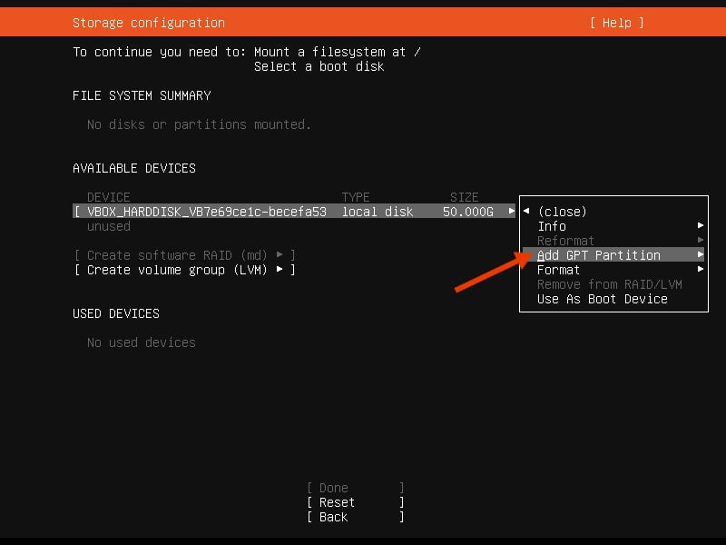 select-add-gpt-partition-option